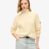 Lose kabeltrui met col Lose kabeltrui met col