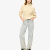Lose kabeltrui met col Lose kabeltrui met col