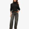 Lose kabeltrui met col Lose kabeltrui met col