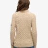 Lose kabeltrui met col Lose kabeltrui met col