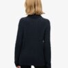Lose kabeltrui met col Lose kabeltrui met col