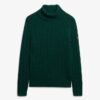 Lose kabeltrui met col Lose kabeltrui met col
