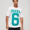 Losvallend T-shirt met Osaka-logo
