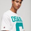 Losvallend T-shirt met Osaka-logo