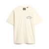 Losvallend T-shirt met tattoo-afbeelding op de rug Losvallend T-shirt met tattoo-afbeelding op de rug