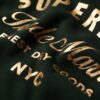 Luxe jersey jurk met metallic logo Luxe jersey jurk met metallic logo