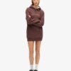 Luxe metallic logo Hoodie jurk Luxe metallic logo Hoodie jurk