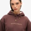 Luxe metallic logo Hoodie jurk Luxe metallic logo Hoodie jurk