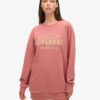 Luxe Sweatjurk met metallic logo