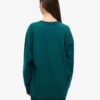 Luxe Sweatjurk met metallic logo Luxe Sweatjurk met metallic logo