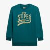 Luxe Sweatjurk met metallic logo Luxe Sweatjurk met metallic logo