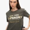 Luxe T-shirt met metallic logo Luxe T-shirt met metallic logo