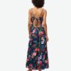 Maxi-jurk met gesmokte cami