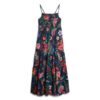 Maxi-jurk met gesmokte cami