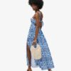 Maxi-jurk met strik