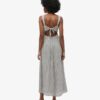 Maxi-jurk met strik