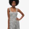Maxi-jurk met strik