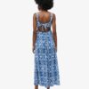 Maxi-jurk met strik