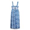 Maxi-jurk met strik
