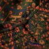Maxijurk met print en smockwerk Maxijurk met print en smockwerk
