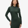 Merino gebreide jurk met lange mouwen Merino gebreide jurk met lange mouwen