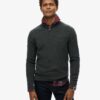 Merino-trui met halve rits Merino-trui met halve rits