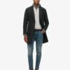 Merino-trui met halve rits Merino-trui met halve rits