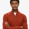 Merino-trui met halve rits
