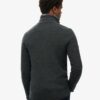 Merino-trui met halve rits Merino-trui met halve rits