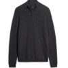 Merino-trui met halve rits Merino-trui met halve rits