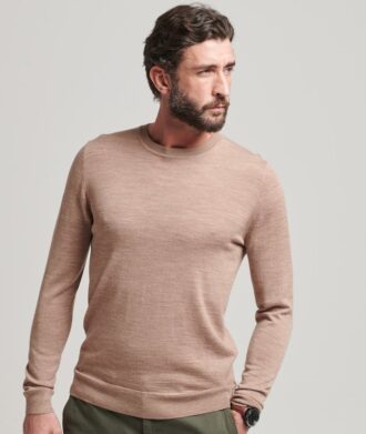 Merino trui met ronde hals