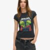 Metallica X Superdry T-shirt met kapmouwtjes Metallica X Superdry T-shirt met kapmouwtjes