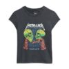 Metallica X Superdry T-shirt met kapmouwtjes Metallica X Superdry T-shirt met kapmouwtjes