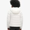 Microfibre gewatteerd jack met capuchon