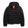 Microfibre gewatteerd jack met capuchon Microfibre gewatteerd jack met capuchon