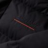Microfibre sportpufferjack met capuchon