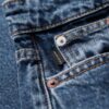 Mid Rise Straight Leg Jeans