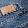Mid Rise Straight Leg Jeans