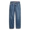 Mid Rise Straight Leg Jeans