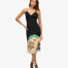 Midi-cami-jurk met print Midi-cami-jurk met print