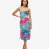 Midi-cami-jurk met print Midi-cami-jurk met print