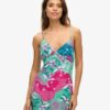 Midi-cami-jurk met print Midi-cami-jurk met print