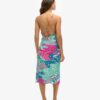Midi-cami-jurk met print Midi-cami-jurk met print