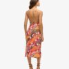 Midi-cami-jurk met print Midi-cami-jurk met print