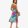 Midi-cami-jurk met print Midi-cami-jurk met print