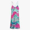 Midi-cami-jurk met print Midi-cami-jurk met print