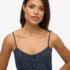 Midi-jurk met print en knoopsluiting