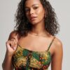 Midi-jurk met print en knoopsluiting