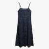 Midi-jurk met print en knoopsluiting