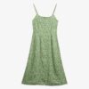 Midi-jurk met print en knoopsluiting